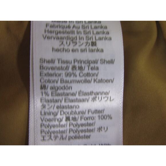 J. Crew Golden Corduroy Mini Skirt sz 12 Lined Minimalist Academia BA838 ALine - Picture 7 of 7